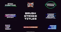 brush stroke titles after effects 45361 cover 1