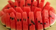 fresh watermelon sliced on plate 3096535 cover 1