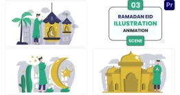 پروژه آماده پریمیر : موشن گرافیک رمضان