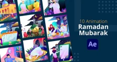 ramadan mubarak animation after effects 45548 cover 1