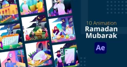 پروژه آماده افتر افکت : موشن گرافیک ماه رمضان + موسیقی