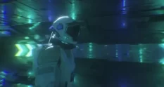 sci fi tunnel and walking astronaut futuristic bac 16041 cover 1