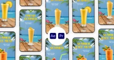summer drink menu instagram story 42866 cover 1