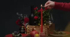 valentines day table setting person is lighting 54668470 cover 1