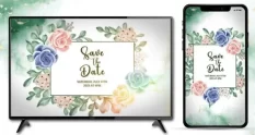 watercolor wedding invitation 30456 cover 1