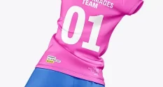 womens volleyball kit mockup back view 123921 cover 1