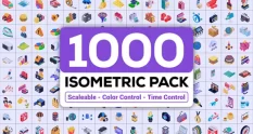 1000 isometric icons pack 45770 cover 1
