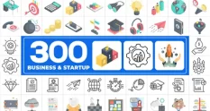 300 icons pack business and startups 44548 cover 1