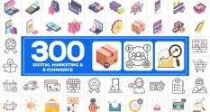 300 icons pack digital marketing 32130 cover 1