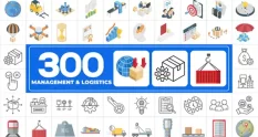 300 icons pack management 31102 cover 1