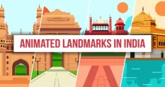 animated landmarks in india 38912 cover 1