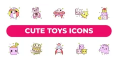 cute toys icons 30159 cover 1