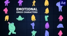 emoji emotional characters for after effects 42044 cover 1