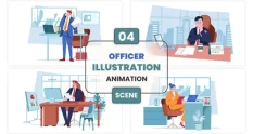 officer illustration animation scene 31954 cover 1