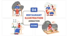 restaurant animation scene 24442 cover 1