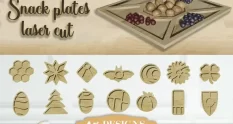 snack plates laser cut bundle 35428 cover 1