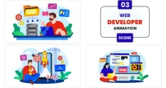 web developer animation scene 36432 cover 1