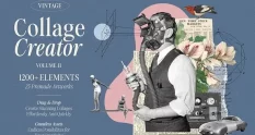 1200 Vintage Collage Creator Vol. 2 7407111 cover 1