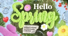 Hello Spring 3D Lettering Set 92078120 cover 1