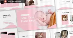 baby care presentation template powerpoint 16903 cover 1