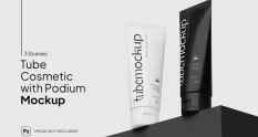 cosmetic tube mockup 9519 cover 1