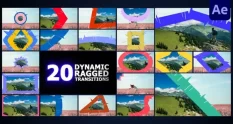 dynamic ragged transitions for after effects 33932 cover 1