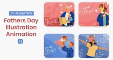 fathers day illustration scene 23856 cover 1