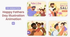 happy fathers day illustration 6001 cover 1