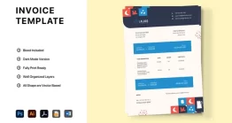 فایل لایه باز فاکتور