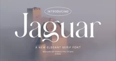 jaguar elegant serif font typeface 12911 cover 1