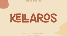 kellaros modern handwritten typeface 20023 cover 1
