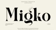 migko elegant serif font typeface 14329 cover 1