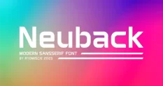 neuback modern sans serif font 21541 cover 1