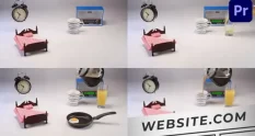 realistic morning items scene for premiere pro 46099 cover 1