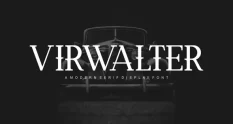 virwalter modern serif display font 10291 cover 1