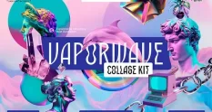 Vaporwave Collage Kit 290541573 cover 1