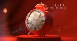 پروژه آماده پریمیر : لوگو موشن ساعت