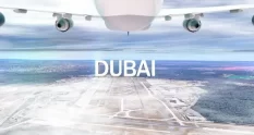 commercial airplane over clouds arriving city duba 40200 cover 1