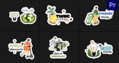 ecology stickers premiere pro mogrt 33637 cover 1