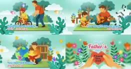 پروژه آماده افتر افکت : موشن گرافیک روز پدر