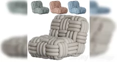 knitty lounge chair by moooi 39156 cover 1