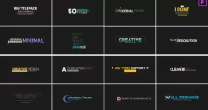 minimal title pack premiere pro 38881 cover 1
