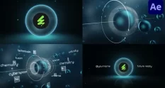 molecules logo reveal for after effects 43731 cover 1