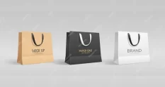 paper brown black white bag with black white 12184119 cover 1