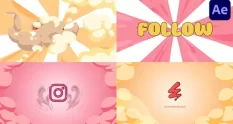 smoke anime clouds logo after effects 18212 cover 1