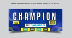 sports prize ceremony champion winner cheque 174116273 cover 1