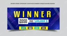 sports prize ceremony champion winner cheque 174116311 cover 1