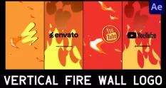 vertical fire wall logo after effects 19864 cover 1
