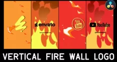 vertical fire wall logo davinci resolve 37367 cover 1