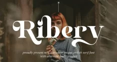 Ribery Unique Serif Font 291569318 cover 1